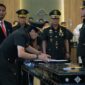 Menteri Hukum dan HAM Yasonna Promosi dan Mutasi 120 Pimti Pratama di Kemenkumham. FOTO : Biro HUmas
