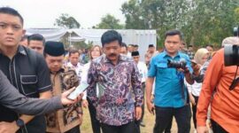 Menteri ATR/Kepala BPN Hadi Tjahjanto Saat Kunjungan Kerja di Provinsi Jambi Mengingatkan Konflik Agraria di Provinsi Jambi Masih Banyak. (FOTO : Tribunjambi).