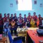 Ketua MPC Pemuda Pancasila Kabupaten Muaro Jambi Aidi Hatta dan rombongan Ketika Melakukan kunjungan kerja ke Pimpinan Anak Cabang Kumpeh Ilir, Kamis (23/12/21). FOTO : NOVAL