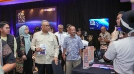 Wamenaker Afriansyah Noor saat menghadiri dan membuka Job Fair Kota Magelang 2026, Selasa (28/7). (FOTO : Dok. Biro Humas Kemnaker)