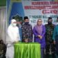 Camat Sekernan, M. Ikbal Ketika Membuka MTQ Ke-51 Tingkat Kelurahan Sengeti, Jumat (18/2/22) malam