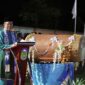 Wakil Gubernur Jambi H. Abdullah Sani Sambutan Pembukaan Musabaqoh Tilawatil Qur’an (MTQ) KE-19 Tingkat Kabupaten Tebo di Lapangan Desa Karang Dadi, Kecamatan Rimbo Ilir, Tebo, Jum'at (05/5/23). FOTO : Kominfo.
