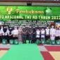 Kepala Staf Angkatan Darat (Kasad) Jenderal TNI Dudung Abdurachman, SE, MM saat Membuka Secara resmi MTQN TNI AD tahun 2022 di Gedung A. H. Nasution Mabesad, Jakarta, Senin, (18/4/22). FOTO : Dispenad