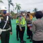 Kapolres Tanjab Barat AKBP MUharman Arta, SIK Saat Pimpin Apel Gelar Pasukan Operasi Zebra 2022, Senin (03/10). FOTO : HMs/BAs
