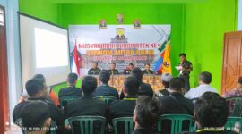Dok. Acara Musyawarah Kabupaten (MUSKAB) Ke-4 Seknom Muaro Jambi di Aula Serbaguna Yayasan Tawakal Budi Luhur Desa Mekarsari Makmur Kecamatan Sungai Bahar,pada Kamis (28/9/23). FOTO : WT/LT