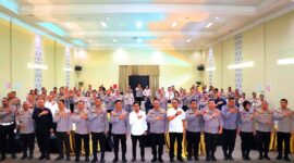  DOK. Musyawarah Perencanaan Pembangunan (Musrenbang) Polda Jambi tahun 2023 di Sumatera Room Hotel Ratu Telanaipura, Senin (31/7/23). FOTO : Hms/Dhea