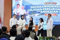 Kementerian Ketenagakerjaan Republik Indonesia (Kemnaker) secara resmi memulai pelaksanaan Kick Off & Orientasi Program Pemagangan Lulusan Perguruan Tinggi Angkatan II Batch 1 Tahun 2026. (FOTO : Dok. Biro Humas Kemnaker)