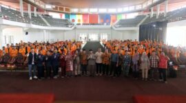 Dok. Acara Pelepasan 435 Mahasiswa Penerima Pendanaan Program Inovasi Desa (Pro-IDe) Tahun 2023 di Balairung Pinang Masak UNJA Mendalo, Jumat (22/9/23). FOTO : HMS UNJA