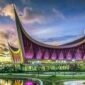 Masjid Raya Sumbar dinobatkan sebagai pemenang penghargaan untuk desain arsitekturnya yang istimewa dan menarik bersama enam masjid lainnya. FOTO : Istimewa
