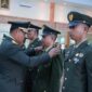 Komandan Korem 042/Gapu Brigjen TNI Supriono pimpin Acara Laporan Korps Perwira dan Pelantikan Kenaikan Pangkat Bintara/Tamtama Periode 1 Oktober 2022 di Balai Prajurit Makorem 042/Gapu, Sabtu (1/10/22). FOTO : PENREM