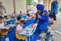 Ditpolairud memberikan pelayanan kepada anak-anak TK Kemala Bhayangkari Daerah Jambi dalam rangka sukseskan program Polisi Sahabat Anak (Polsanak), 05/12/24. FOTO : Ist