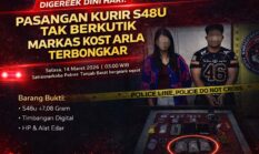 Tamat di Kamar Kost: Pasangan Terlibat Peredaran Sabu Kuala Tungkal Tak Berkutik Dikepung Tim Opsnal