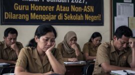 Mulai 1 Januari 2027, Guru Honorer Atau Non-ASN Dilarang Mengajar di Sekolah Negeri!. (FOTO : Dok. Istimewa/Ilustrasi)