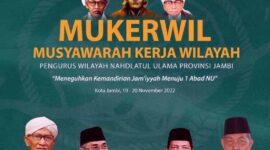 Pengurus Wilayah NU Jambi Gelar Mukerwil. GRAFIS : PANITIA