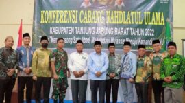 Bupati Tanjung Jabung Barat H. Anwar Sadat Ketua PW NU dan Pengurus NU, Anggota DPRD serta unsur Forkopimda, FOTO : Prokopim