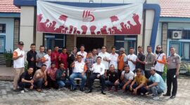 Nelayan Kuala Tungkal Ikuti Ujian Nasional Amatir Radio ORARI di Balai Monitor Spektrum Frekuensi Radio (Balmon) Jambi, Senin (6/6/23). FOTO : Indra