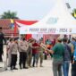 Polres Tanjab Barat Gelar Simulasi Sistem Pengamanan Menjelang Pemilu 2024. FOTO : HMS