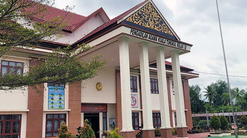 Kantor Pengadilan Agama Kuala Tungkal. FOTO : LT