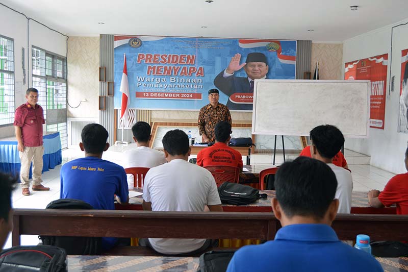 Pelaksanaan Belajar Paket B dan C  Warga Binaan di Lapas Kelas IIB Tebo FOTO : HMS