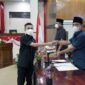 Rapurna Pemandangan Umum Fraksi DPRD Terkait LKPJ Bupati 2021 Dipimpin Wakil Ketua II DPRD H. Muh. Sjafril Simamora, SH, Selasa (5/4/22). FOTO : Ist

