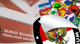 ILUSTRASI : Tren Elektabilitas 3 Parpol di Survei Charta Politika Maret-Novemebr 2021