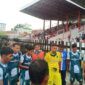 PS Persibri Batanghari Usai Menang 1-0 Atas Tanjab Barat di Stadion KONI Trilomba Juang Kota Jambi, Sabtu (8/1/22).  FOTO : Noval/LT