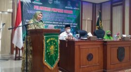 Bupati Muaro Jambi Hj. Mansah Busro Hadiri Pelantikan Kepengurusan Pimpinan Cabang (PC) Muslimat NU Kabupaten Muaro Jambi Masa Khidmat 2021-2026, Senin, (10/01/22). FOTO : NOVAL