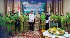 Pelantikan Kepengurusan Pimpinan Cabang (PC) Muslimat NU Kabupaten Muaro Jambi Masa Khidmat 2021-2026, Senin, (10/01/22). FOTO : NOVAL