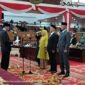 Ketua DPRD Provinsi Jambi, Edi Purwanto Saat Pimpin Pengucapan sumpah/janji anggota DPRD Provinsi Jambi penganti antar waktu (PAW) sisa masa jabatan 2019-2024. FOTO : Ist