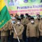 H Abdullah, SE menerima Pataka PBSI di Hotel Masa Kini, Sabtu (5/2/22). FOTO : Istimewa