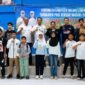 Ketua Umum Pengkab PBSI sekaligus Sekda Tanjab Barat, Hermansyah, S.STP., M.H., saat melepas keberangkatan kontingen bulu tangkis Tanjab Barat menuju kejuaraan bergengsi PB Pratama Open Jambi 2026, Rabu (2/7). (FOTO : Dok. Sitimewa/Prokopim Tjb)