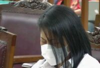 Putri Candrawathi Saat Menjalai Sidang Tuntutan di PN Jakarta Selatan, Rabu (18/1/23). FOTO : Ist