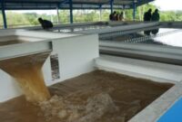 Perumda Tirta Mayang Kota Jambi Tengah Melakukan Uji Coba Water Treatment Plant (WTP). FOTO : Dok. Khusus