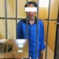 Pelaku YB di Dalam Tahanan Mapolsek Lembah Masurai. FOTO : ISt