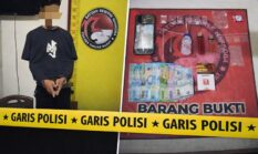 Satresnarkoba Polres Tanjab Barat Tangkap Pengedar Sabu Asal Selensen di Penginapan Malvin!