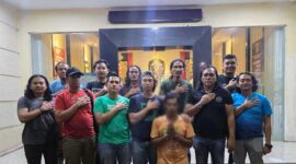 Ayah Kandung Yang Tega Hamili Anak Nya Hingga Melahirkan Berhasil di tangkap Tim Sultan Satreskrim Polres Tebo. FOTO : HMS RES