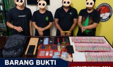 Empat Pengerar Sabu dan Ganja di Betara Dicuduk Polisi
