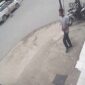 Ciri - ciri terduga Pelaku terekam CCTV. FOTO : Polsek Tebing Tinggi
