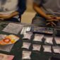 Ditresnarkoba Polda Jambi Tangkap Dua Pria dengan 12 Paket Sabu Siap Edar Saat Idul Fitri. FOTO : HMS