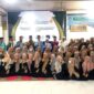Acara Pelantikan Dewan Pengurus Desa (DPDes) Badan Komunikasi Pemuda Remaja Masjid Indonesia (BKPRMI) Desa Senaung Periode 2022-2024 di Masjid Darul Naim, Jumat (28/1/22). FOTO : Noval