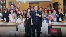 Dirintelkam Polda Jambi  Kombes Pol. Hendri Hotuguan Siregar, S.I.K saat Jadi Pemateri LKK Mahasiswa PMKRI Cabang Jambi. FOTO : Viryzha