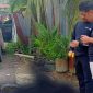 Anggota Unit Reskrim Polsek Tebing Tinggi Saat Melakukan Indetifikasi dan Olah TKP. FOTO : ISTIMEWA