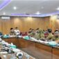 Bupati Anwar Sadat Saat ikuti Rakor Pengendalian Inflasi Daerah Tahun 2023 yang dipimpin oleh Menteri Dalam Negeri Tito Karnavian, Senin (12/6/23). FOTO : Prokopim
