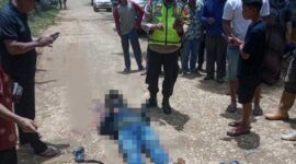 Pedagang Emas di Bangko Tewas Dibacok Orang Tak Dikenal di Tengah Jalan. FOTO : Ist