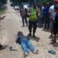 Pedagang Emas di Bangko Tewas Dibacok Orang Tak Dikenal di Tengah Jalan. FOTO : Ist