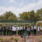 Program Hutan Lestari Wanaboga Nangka di lahan seluas 87 hektare ini dioptimalkan untuk memperkuat ekonomi desa sekaligus mengatasi defisit kebutuhan bahan baku nangka muda bagi industri kuliner gudeg di Yogyakarta, Sabtu (3/10). FOTO : PERTAMINA