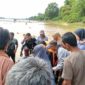 Evakuasi Bocah 10 Tahun Tenggelam di Sungai Batanghari yang Ditemukan Meninggal oleh Tim SAR Basarnas Gabungan. FOTO : HMS