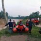 Tim SAR BAsarnas Lakukan Pencarian Perempuan Berusia 10 Tahun Tenggelam Terbawa Arus di Sungai Batang Asai Desa Lubuk Resam, Kecamatan Limun, Kabupaten Sarulangung. FOTO : HUMAS