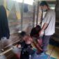 Pelaku RS alias W beserta Barang Bukti Speaker aktif merk Sharp diamankan Unit Reskrim Polsek Betara. FOTO : Polsek Betara.