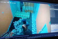 FOTO : Tangkapan Layar Rekaman CCTV Milik Ari Yusuf (32) Kru TVRI Jambi